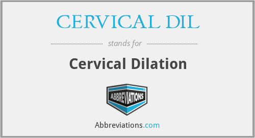 CERVICAL DIL - Cervical Dilation